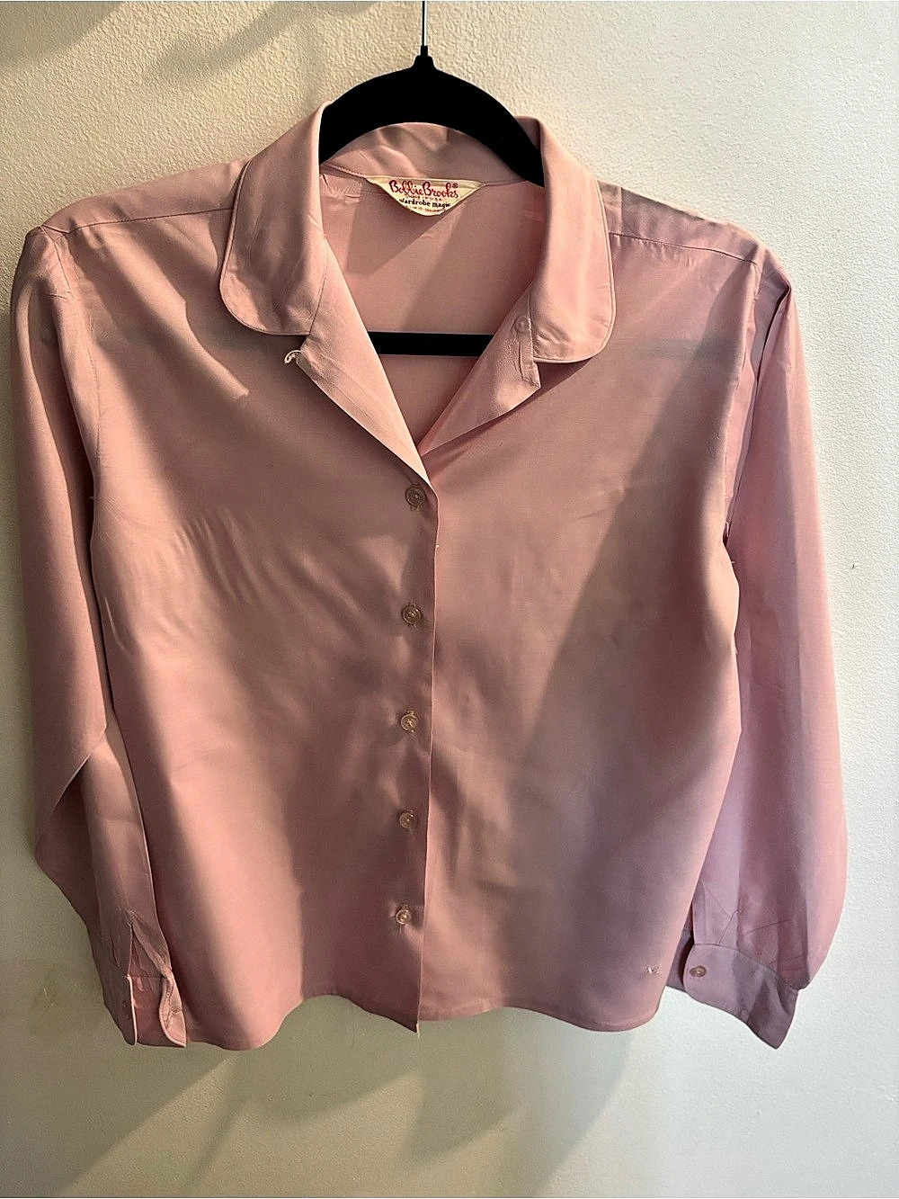 Bobbie Brooks Wardrobe Magic Pink Button Down Blouse